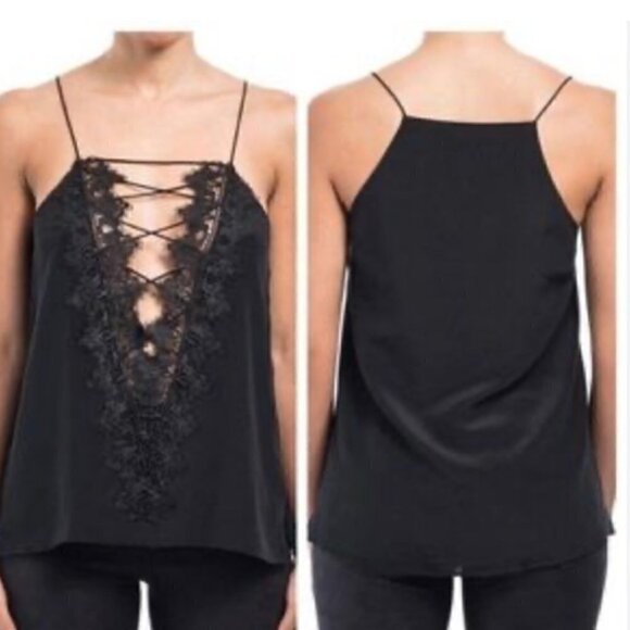 Cami NYC black Charlie lace camisole tank - Picture 2 of 8